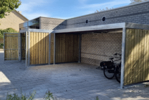 Overdekte fietsenstalling Klaver Fietsparkeren CuBic