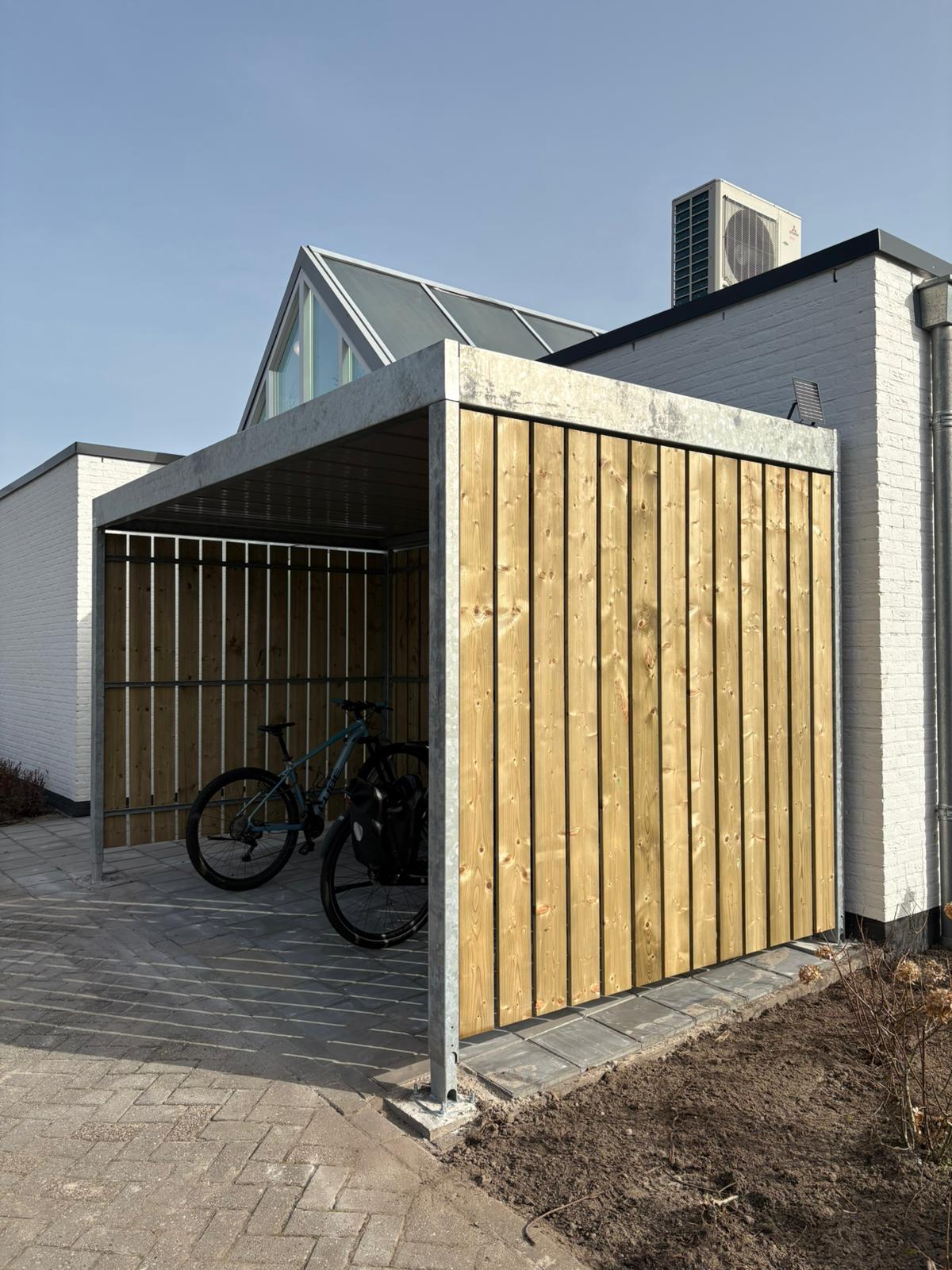 CuBic fietsoverkapping - Cobra fietsenrekken - Klaver Fietsparkeren