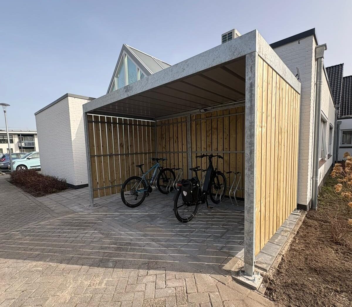 CuBic fietsoverkapping - Cobra fietsenrekken - Klaver Fietsparkeren