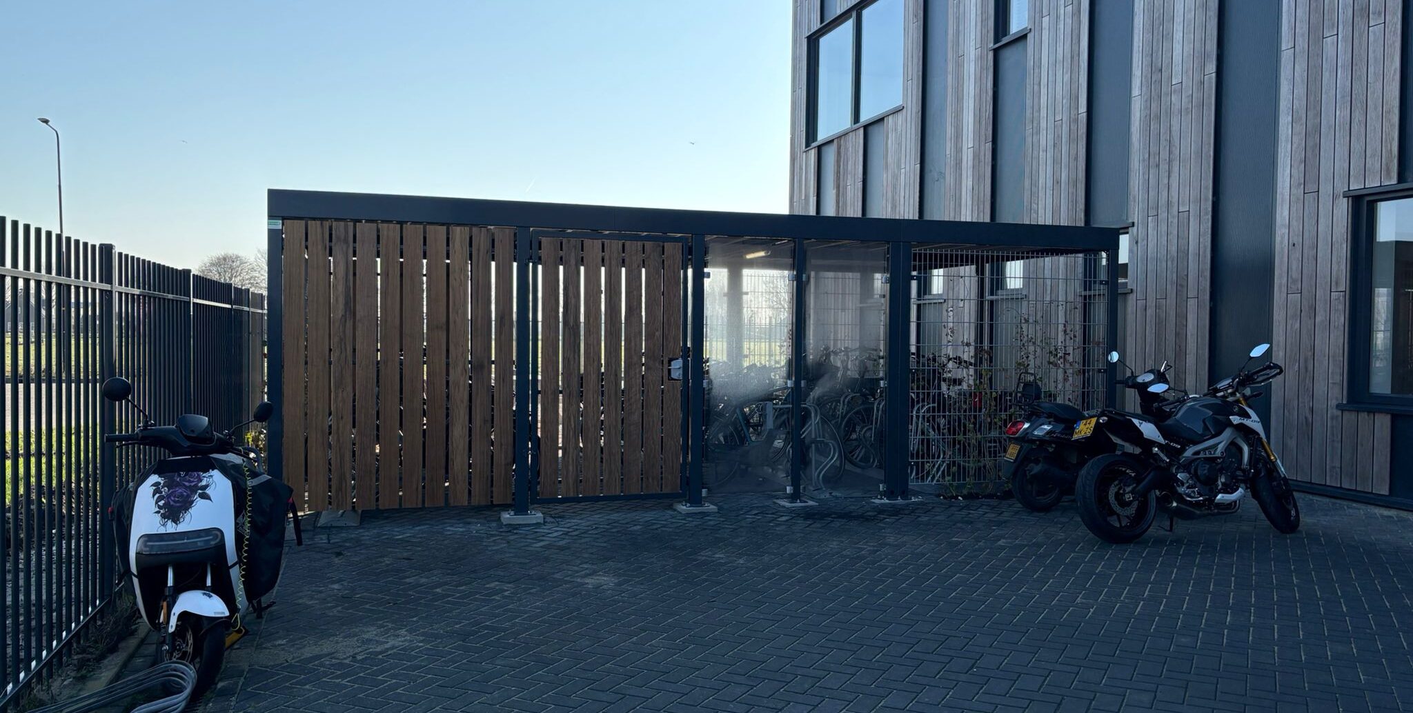 Hoeveel kost een afsluitbare fietsenstalling