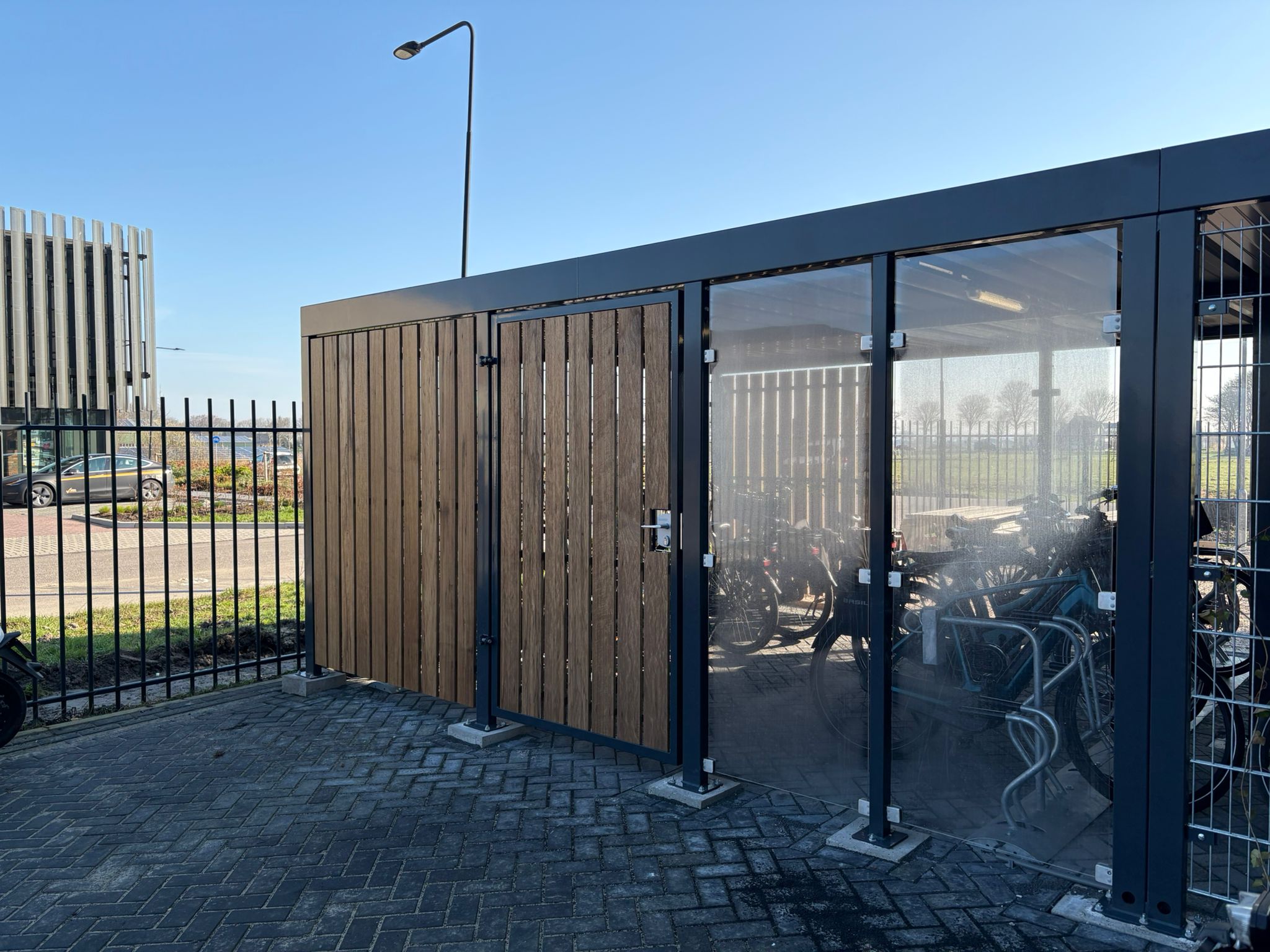 Afsluitbare fietsenstalling - CuBic - Klaver Fietsparkeren