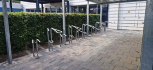 Enkellaags fietsenrek met hoog/laag verhouding